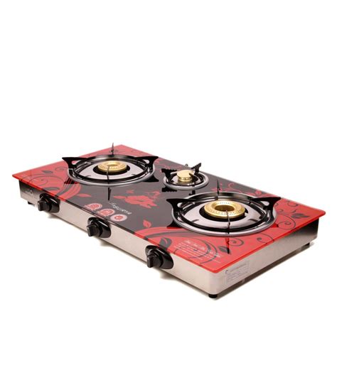 surya three burner gas stove price